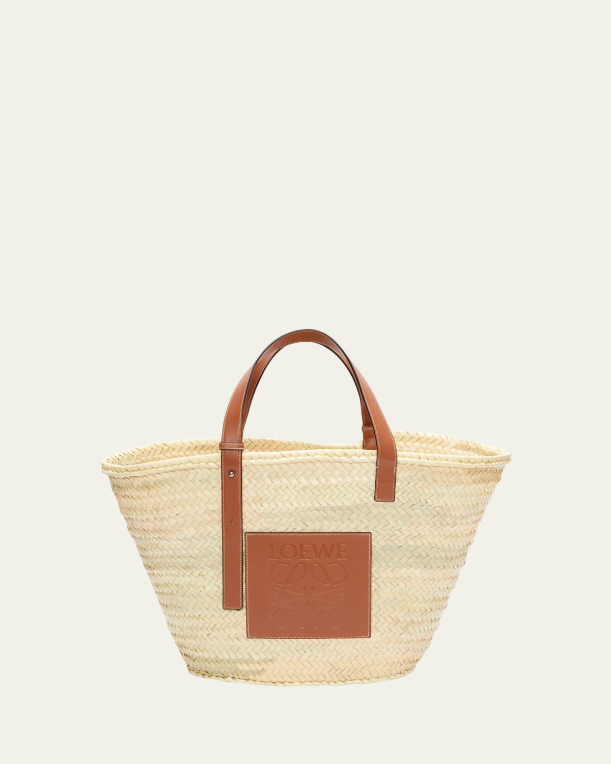 Classic Basket Raffia Tote Bag