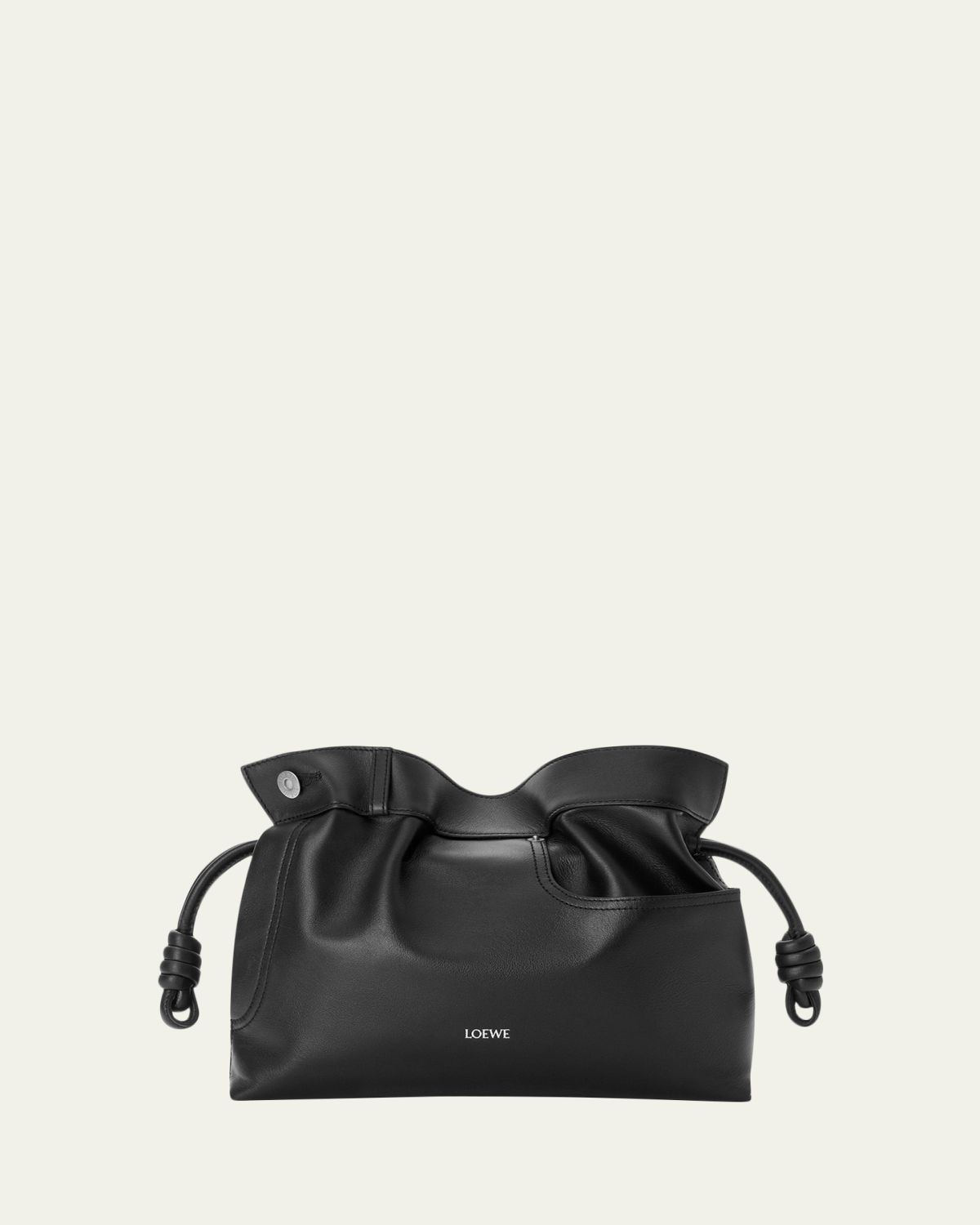 Loewe Flamenco Panta Clutch Bag in Leather
