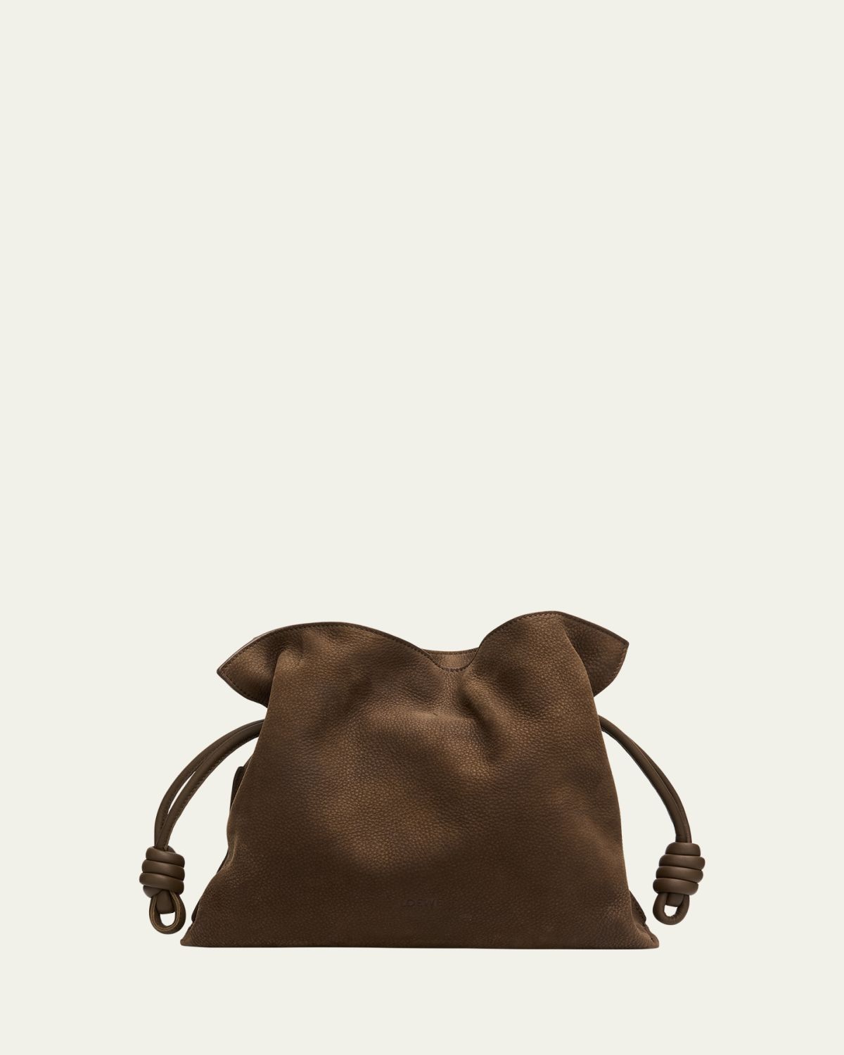 Loewe Flamenco Clutch Bag in Nubuck Leather