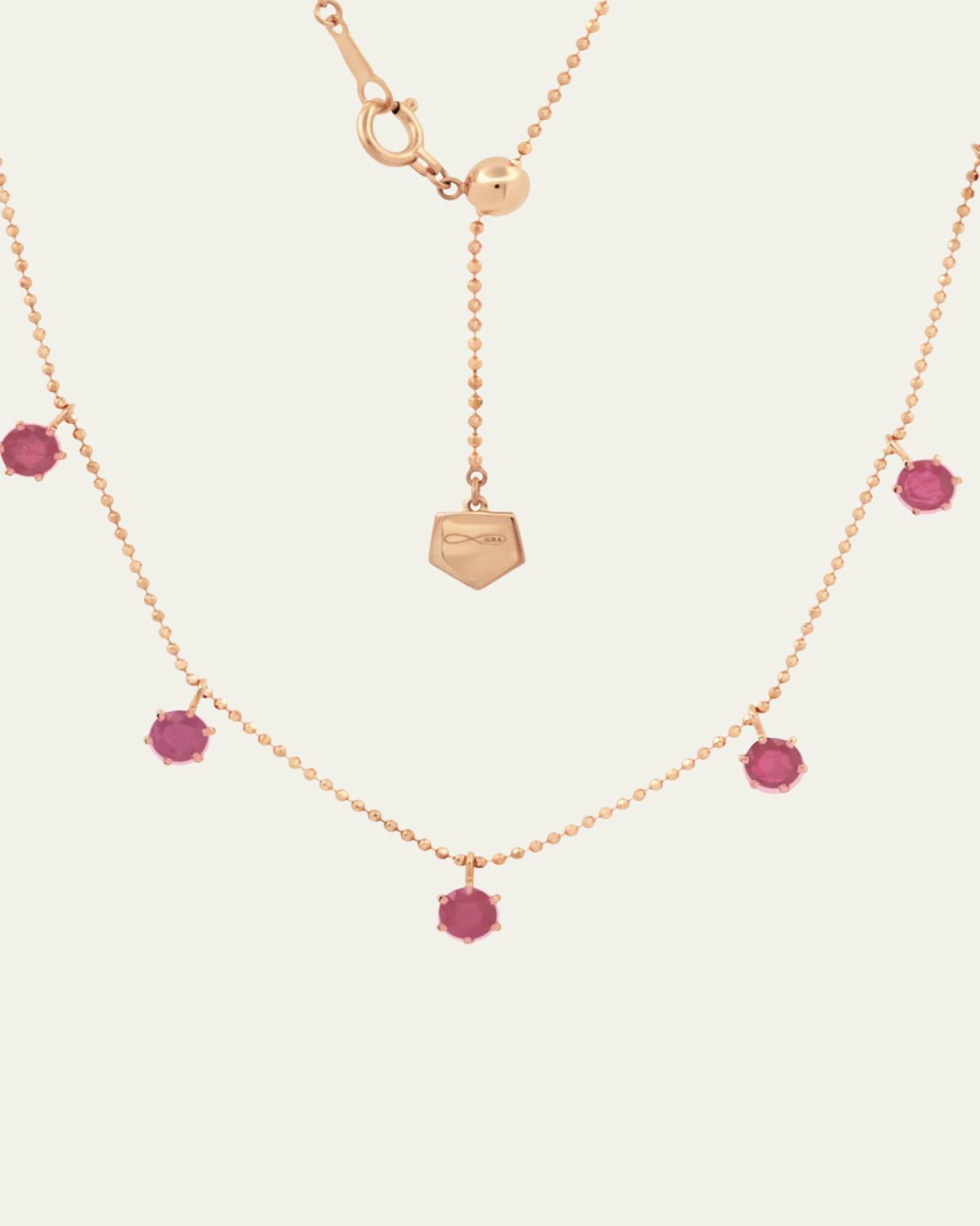 Graziela Gems 18K Pink Sapphire Floating Necklace, 2.0tcw