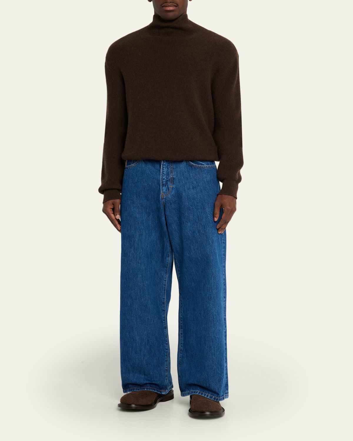 Jeanerica Men's Med Blue Denim Wide-Leg Jeans | Thumbnail 2 Jeanerica Men's Med Blue Denim Wide-Leg Jeans | Thumbnail 2