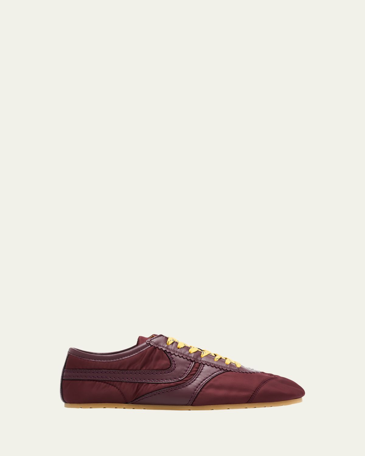 Dries Van Noten Men's Leather-Trimmed Nylon Low-Top Sneakers