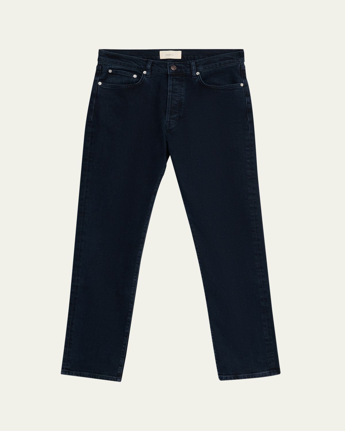 Jeanerica Men's Casual Dark Blue Denim Straight-Leg Jeans