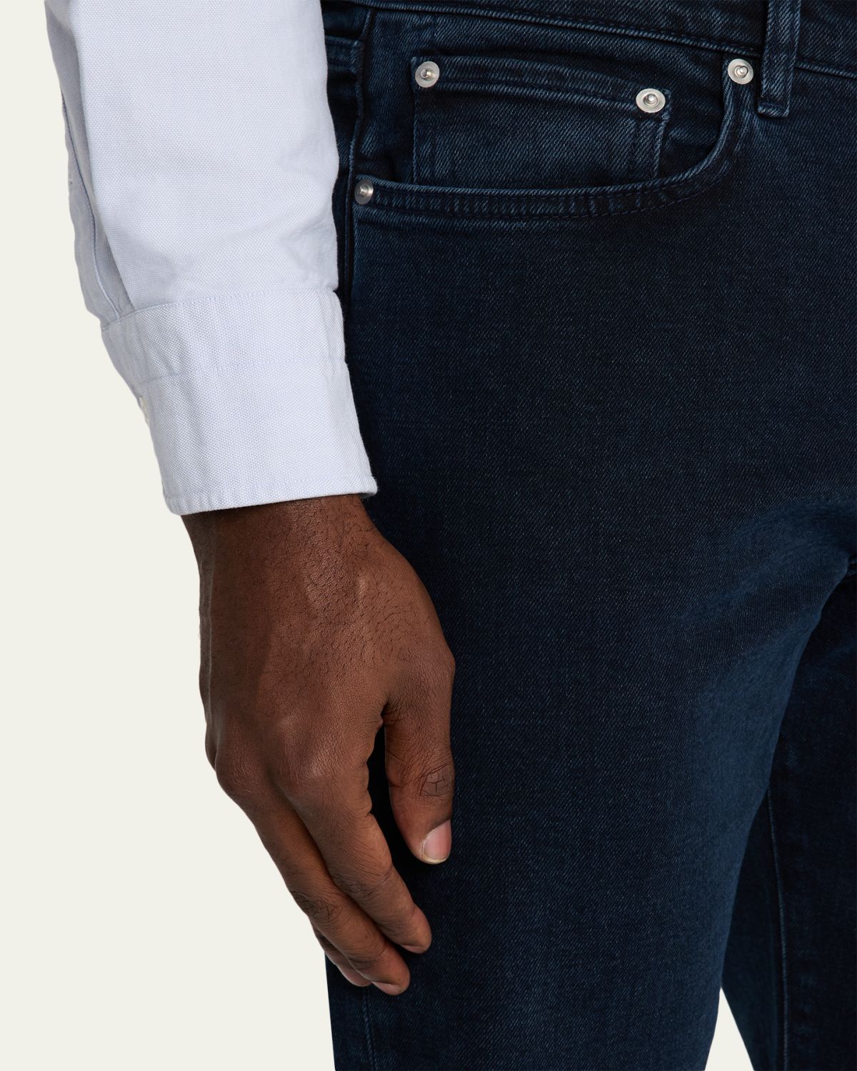 Jeanerica Men's Casual Dark Blue Denim Straight-Leg Jeans | Thumbnail 5 Jeanerica Men's Casual Dark Blue Denim Straight-Leg Jeans | Thumbnail 5