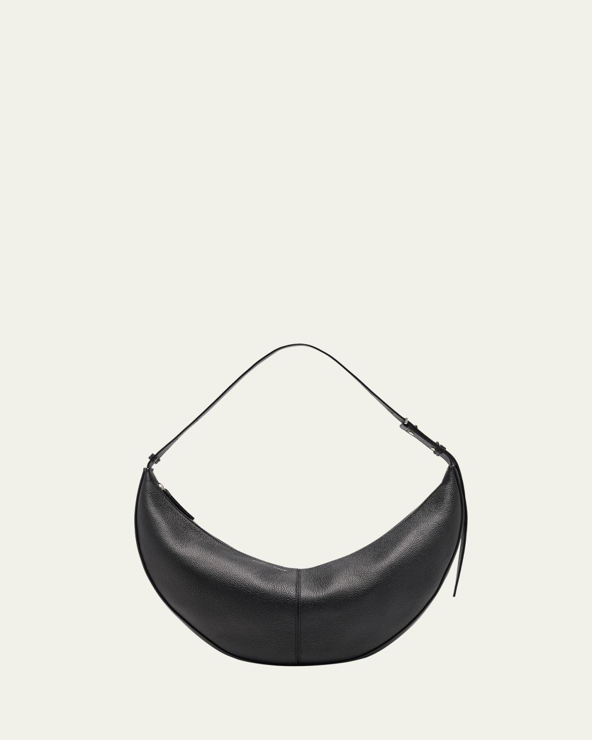 Proenza Schouler White Label Slide Crescent Pebble Leather Hobo Bag