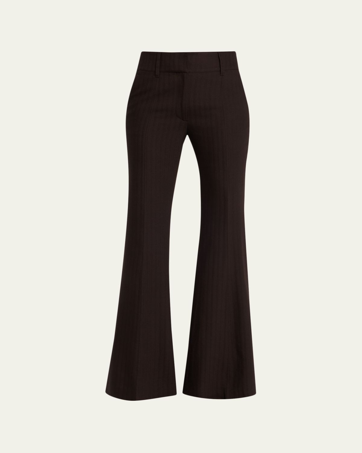 Gabriela Hearst Rhein Herringbone Flare Pants
