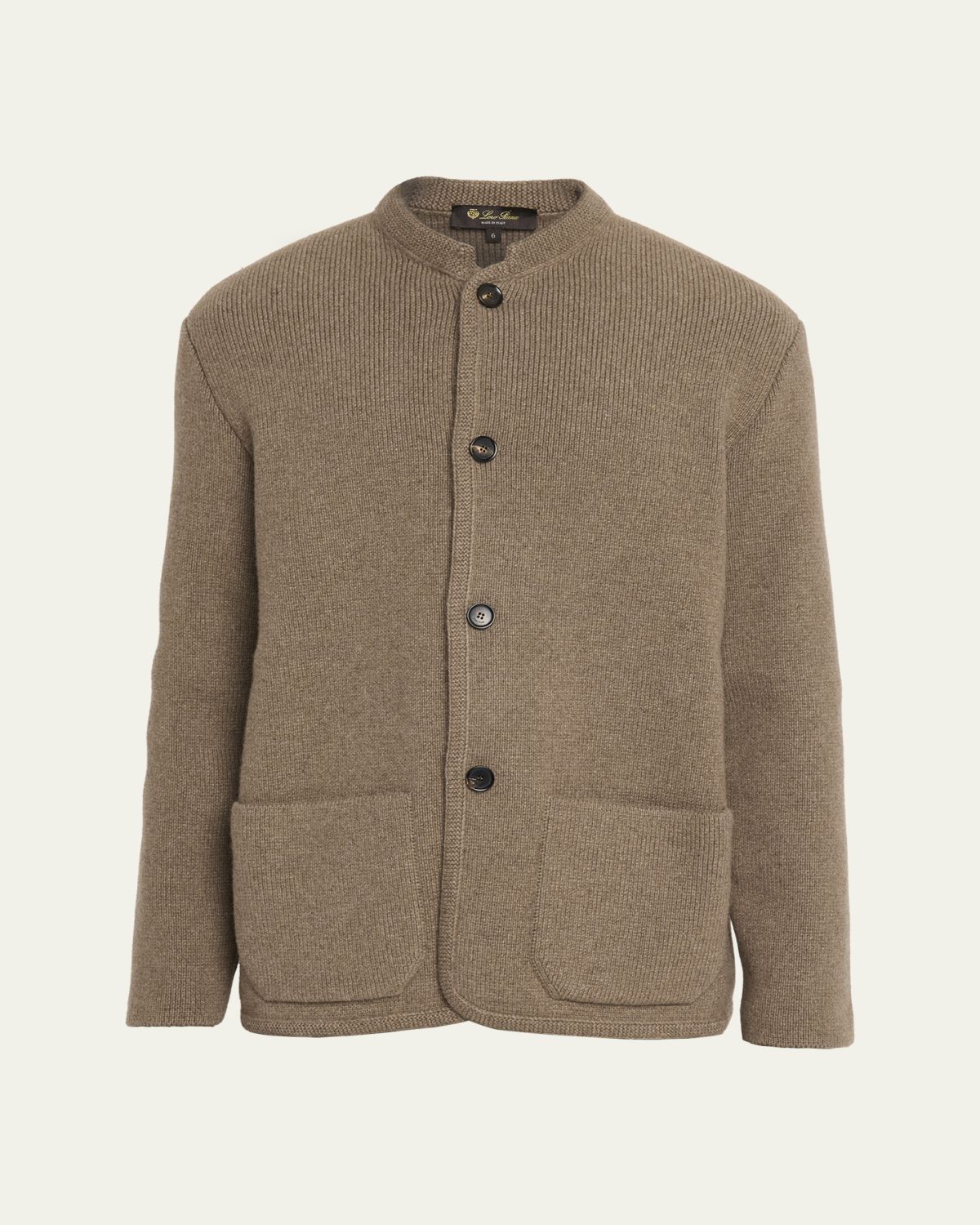 Loro Piana Men's Loro Cashmere Stand-Collar Jacket