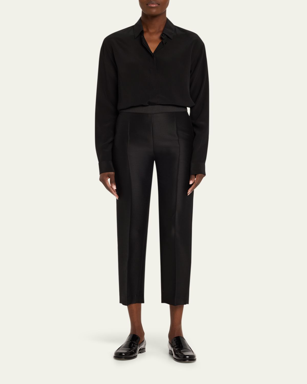 Adam Lippes Mika Cropped Straight-Leg Pants | Thumbnail 2 Adam Lippes Mika Cropped Straight-Leg Pants | Thumbnail 2