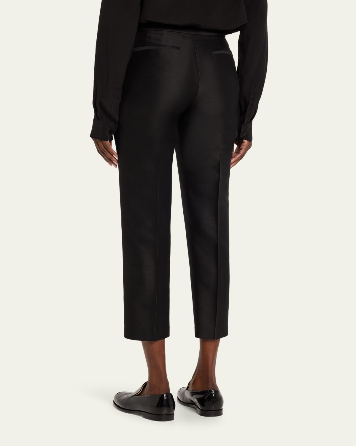 Adam Lippes Mika Cropped Straight-Leg Pants | Thumbnail 3 Adam Lippes Mika Cropped Straight-Leg Pants | Thumbnail 3