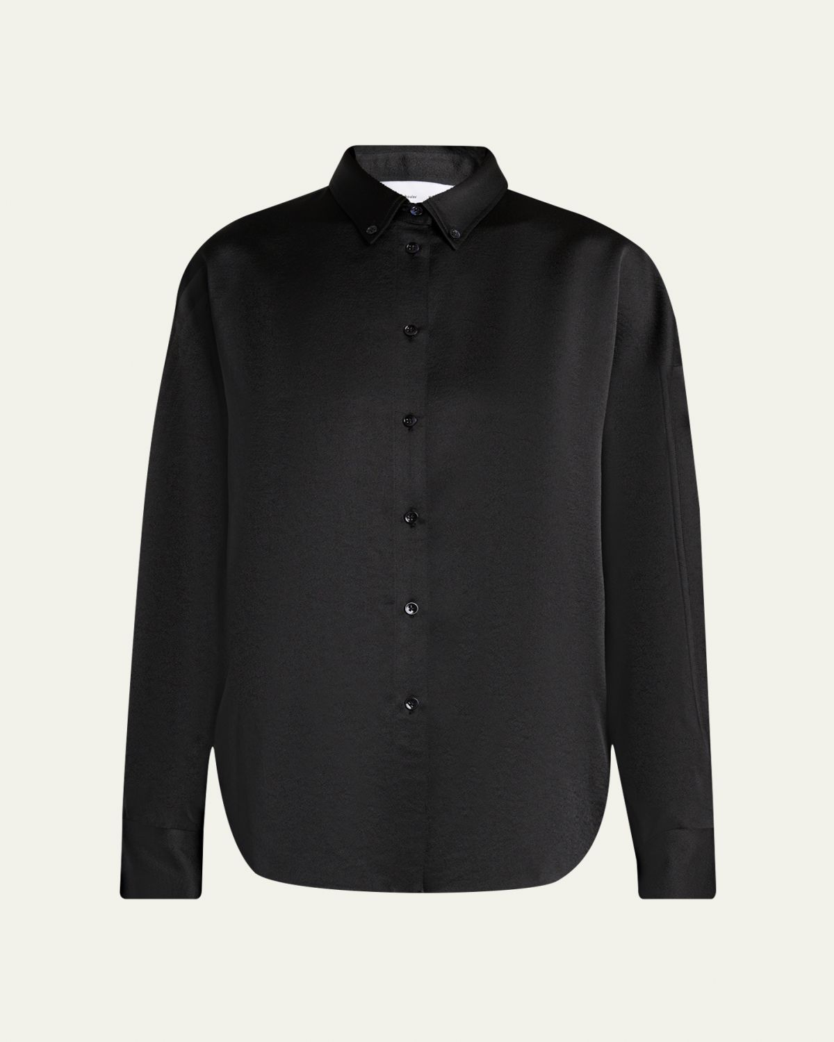 Proenza Schouler White Label Caroline Button-Front Crepe Shirt