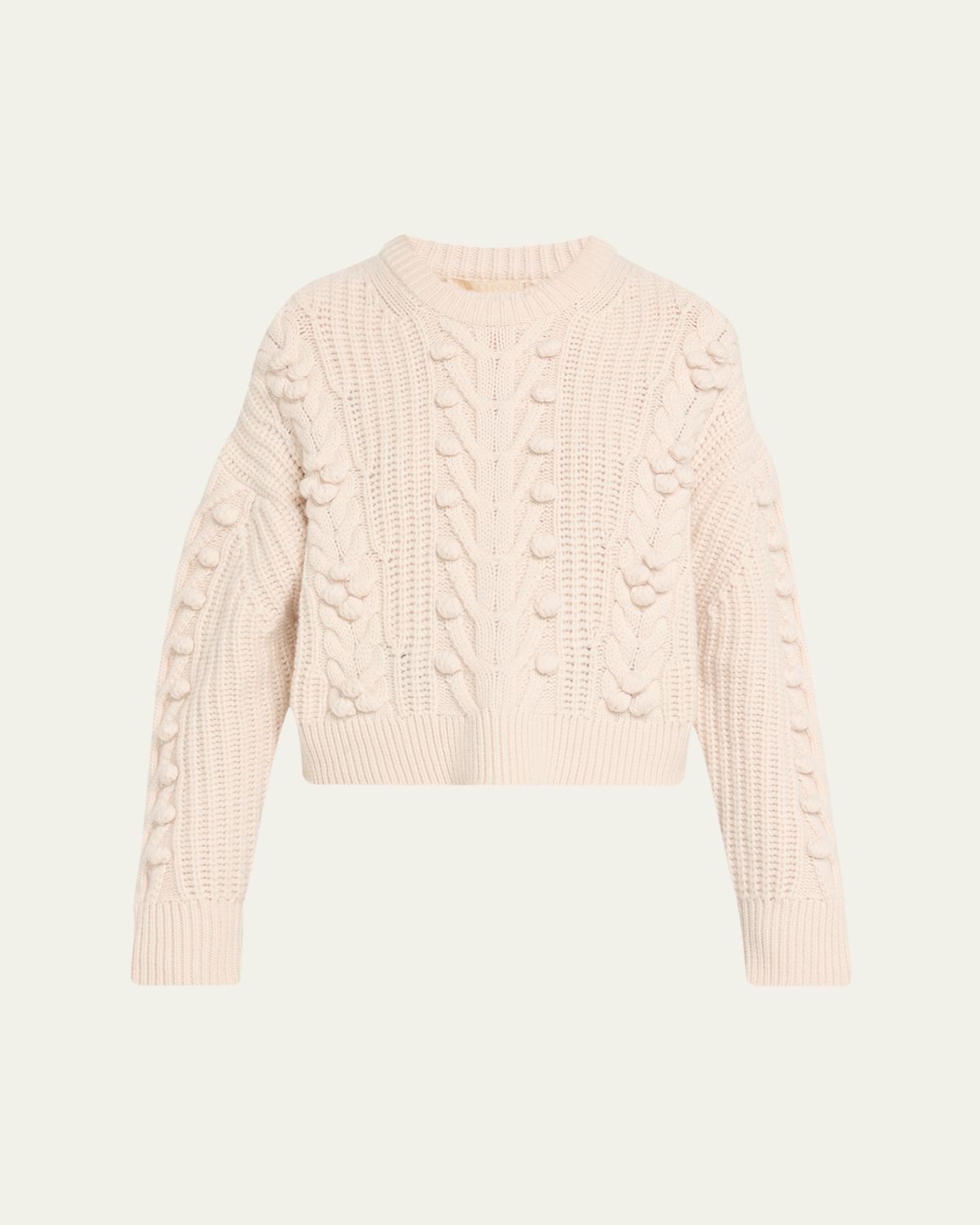 Ulla Johnson Indra Cashmere-Wool Cable-Knit Sweater