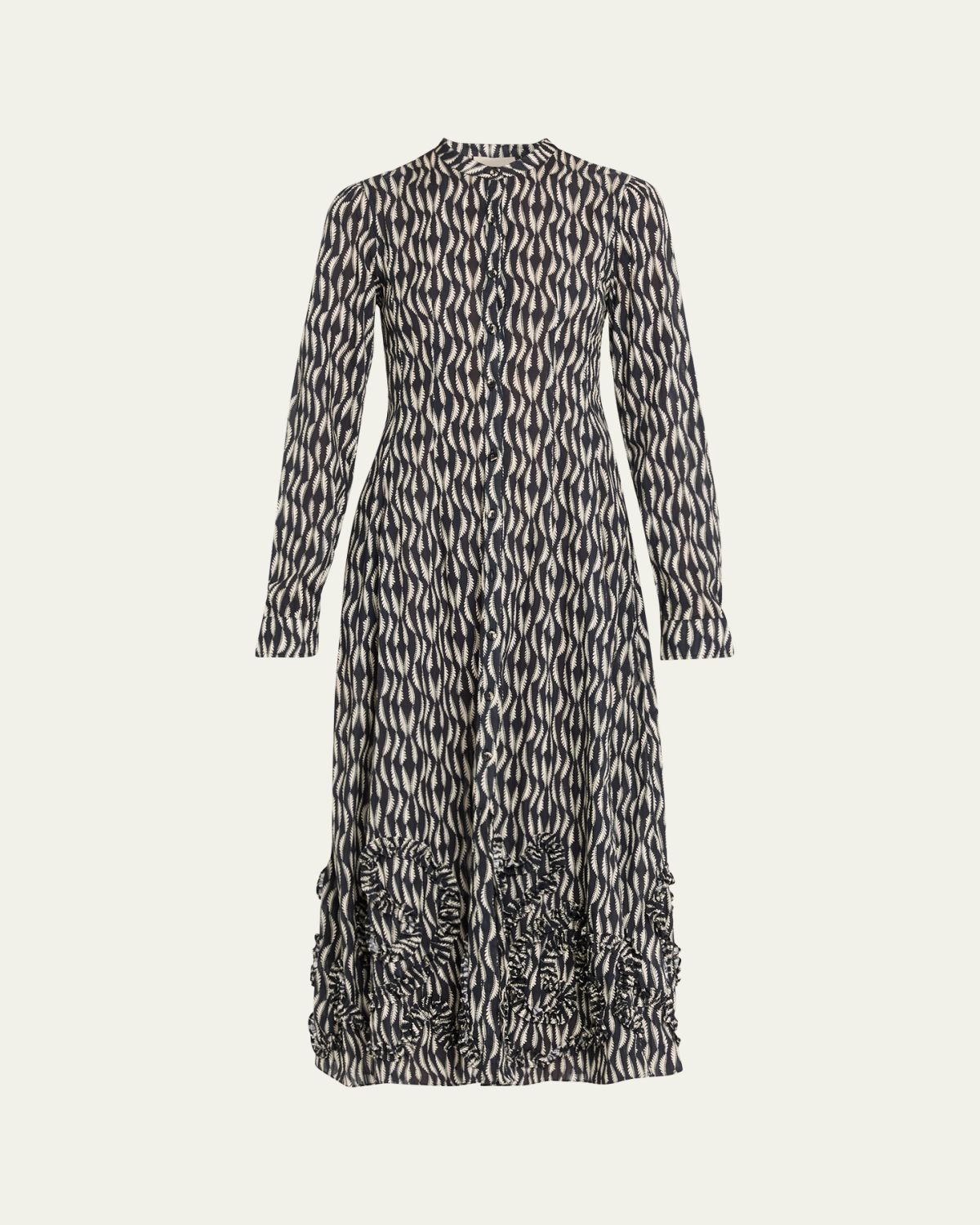 Ulla Johnson Laurentine Long-Sleeve Shirtdress