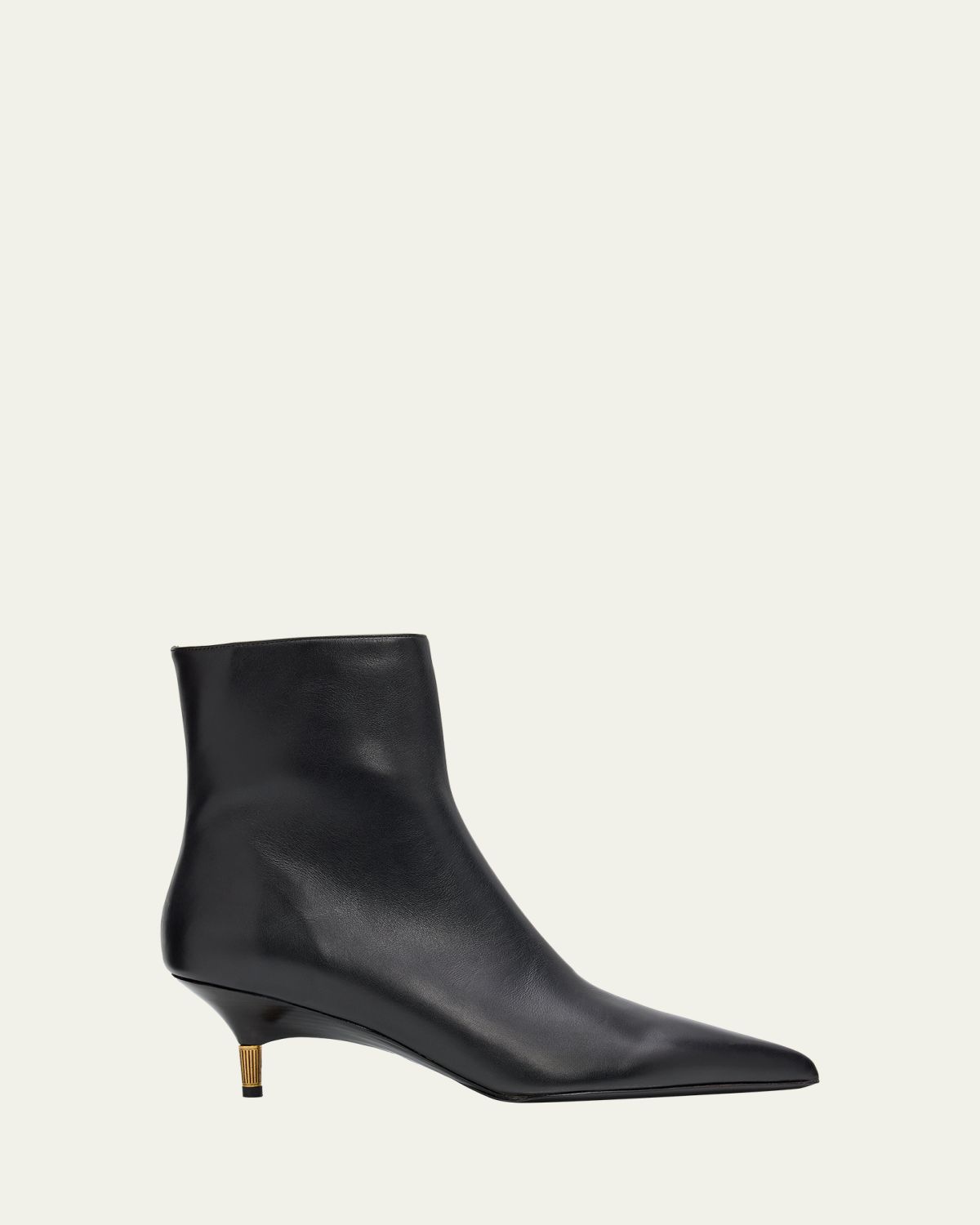 Khaite 55mm Bella Leather Ankle Boots