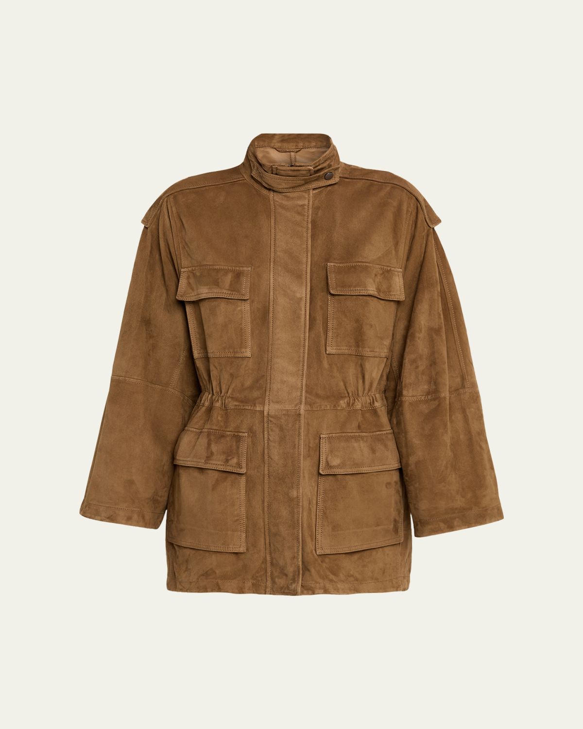 Brunello Cucinelli Couture Suede Utility Jacket