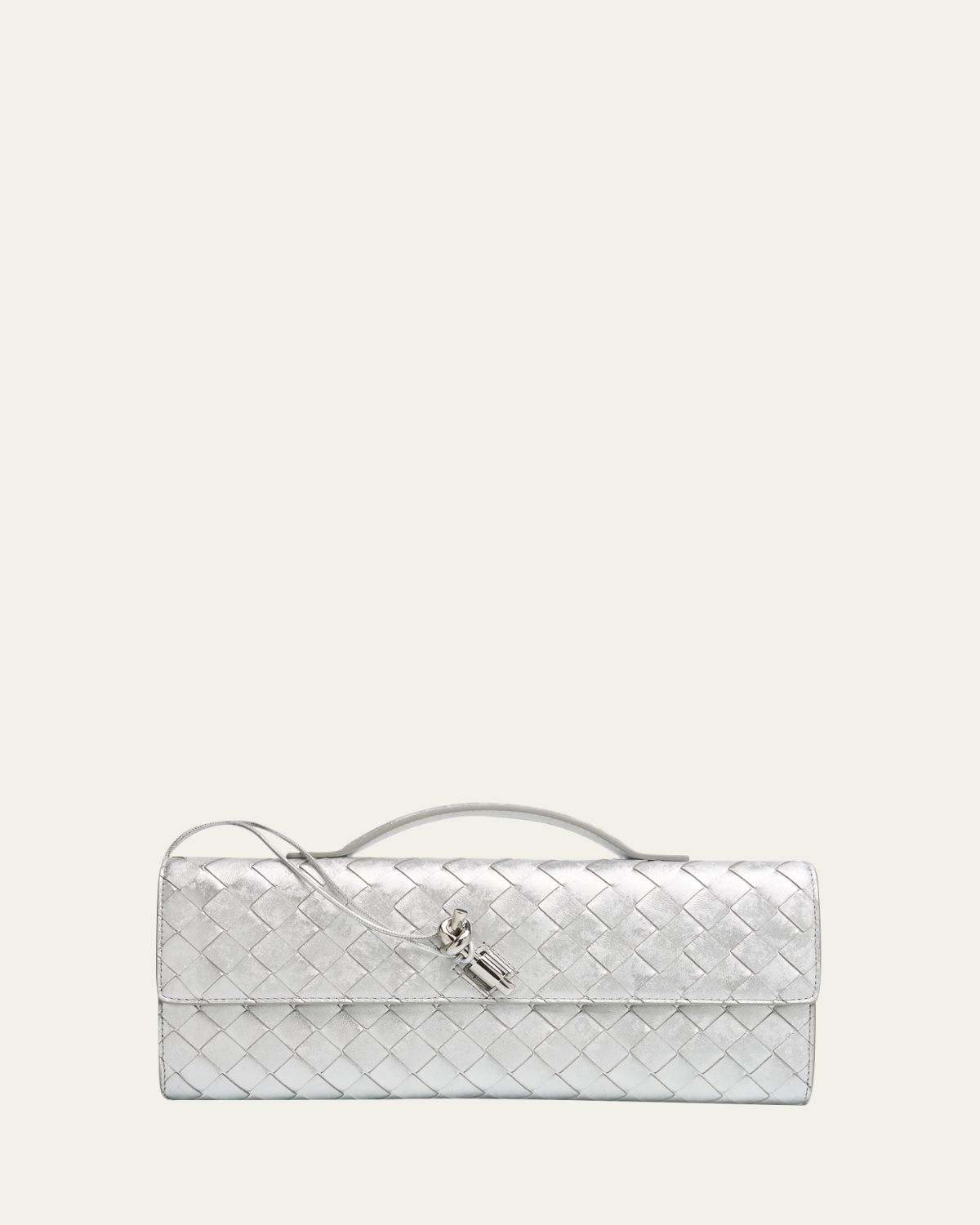 Bottega Veneta Andiamo Laminated Leather Clutch Bag | Thumbnail 6 Bottega Veneta Andiamo Laminated Leather Clutch Bag | Thumbnail 6