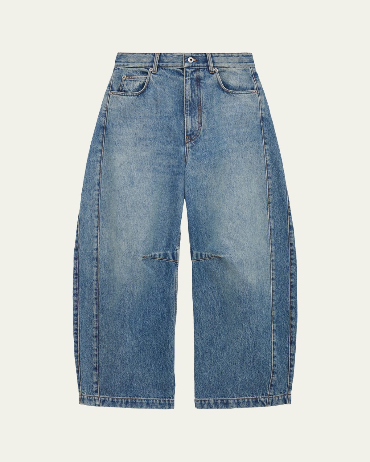 Loewe Mid-Rise Barrel-Leg Jeans