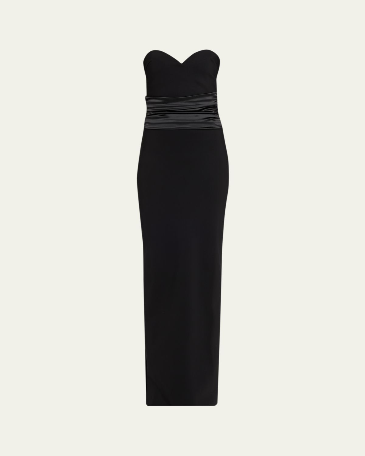 Chiara Boni La Petite Robe Veneta Strapless Sweetheart Column Gown