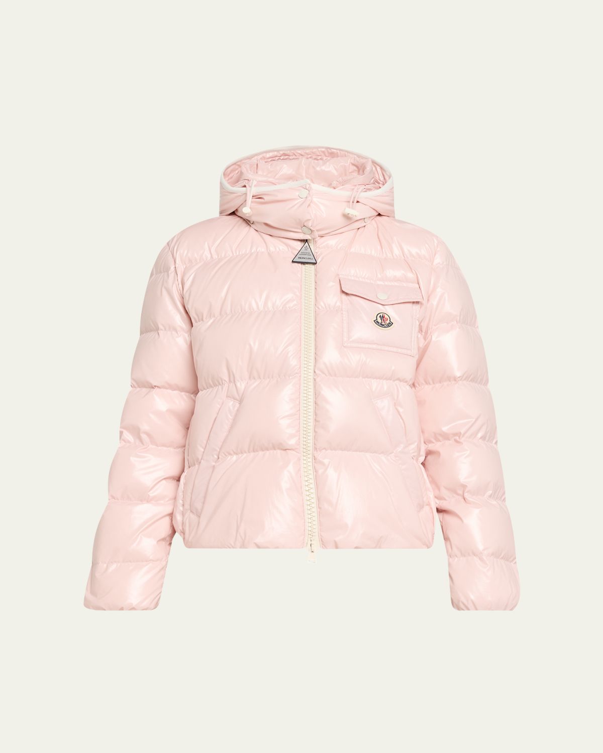 Moncler Andro Hooded Short Down Jacket