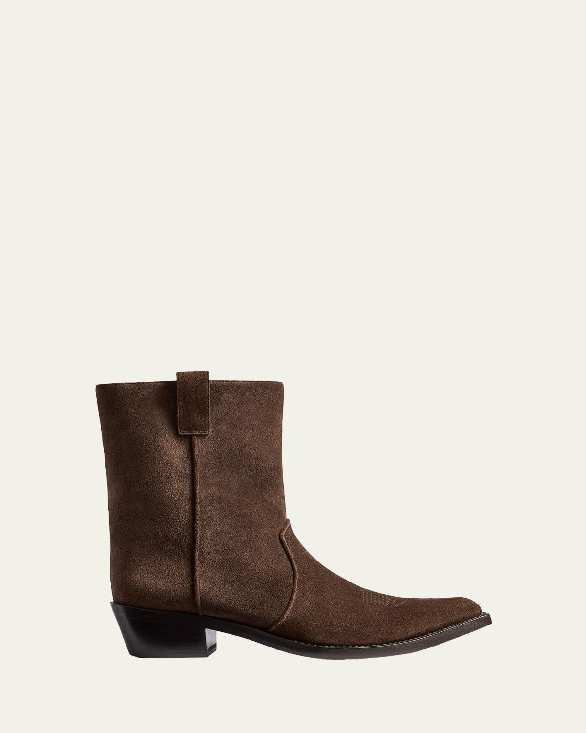 Khaite Clive Suede Ankle Boots