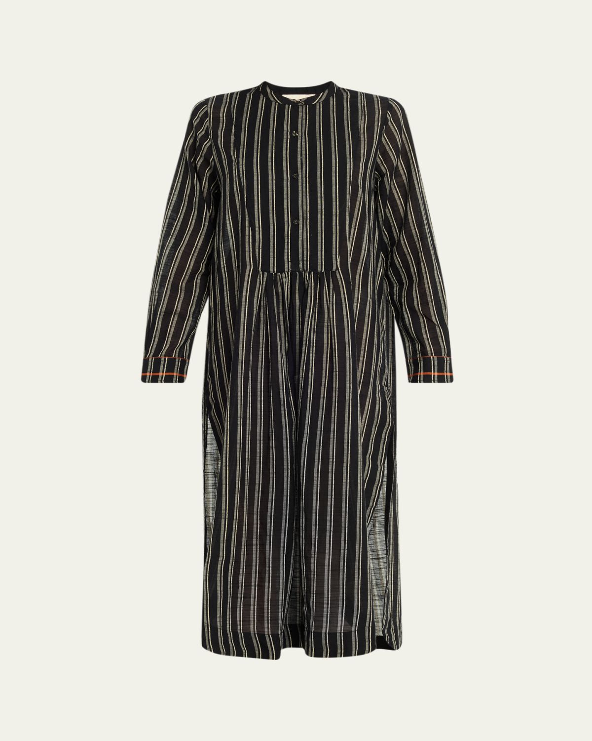 Ulla Johnson Brita Striped Cotton Tunic Coverup