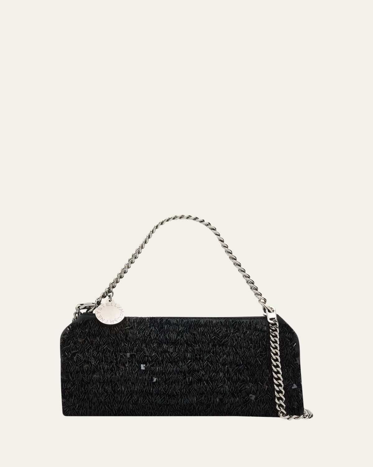 Stella McCartney Falabella Mini Sequin Evening Top-Handle Bag