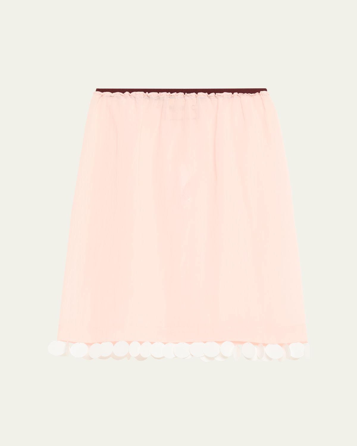 Plan C Dot Sequined Knee-Length Slip Skirt