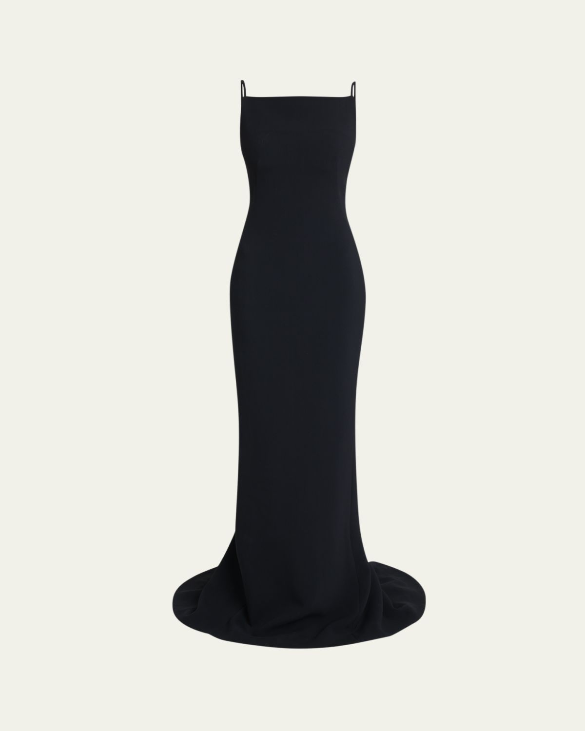 Givenchy Square-Neck Trumpet Gown