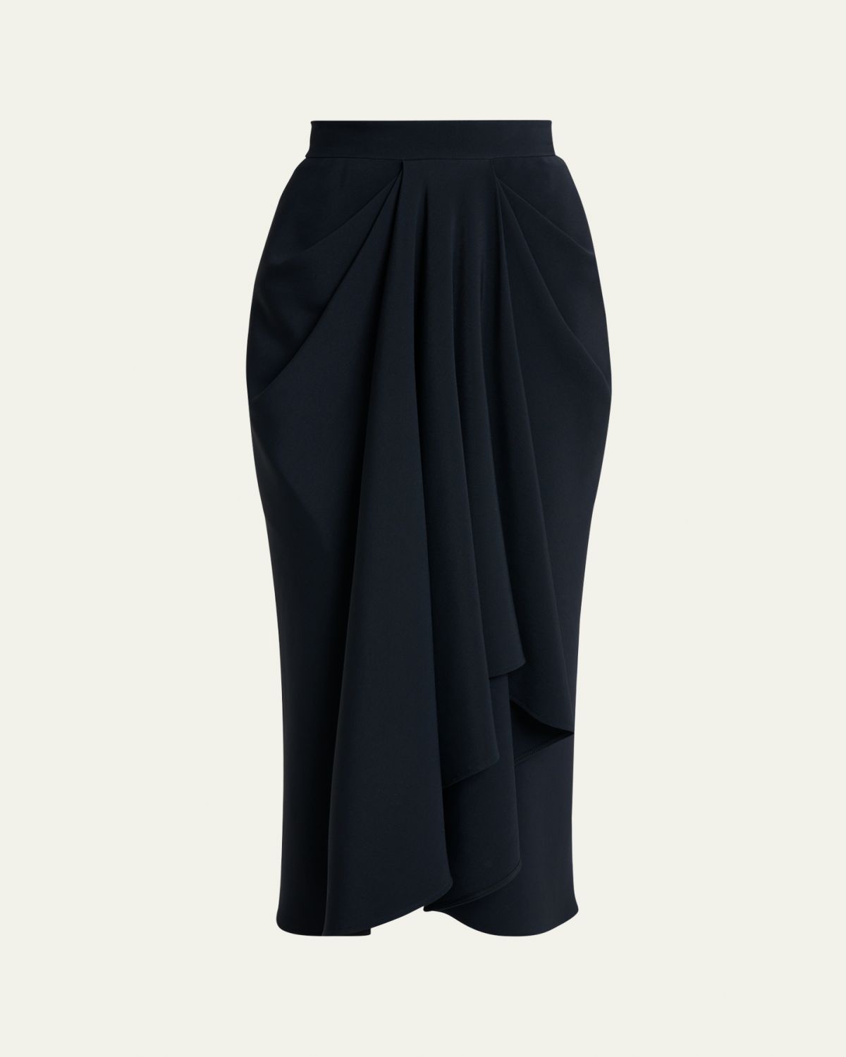 Givenchy Draped Front Midi Skirt