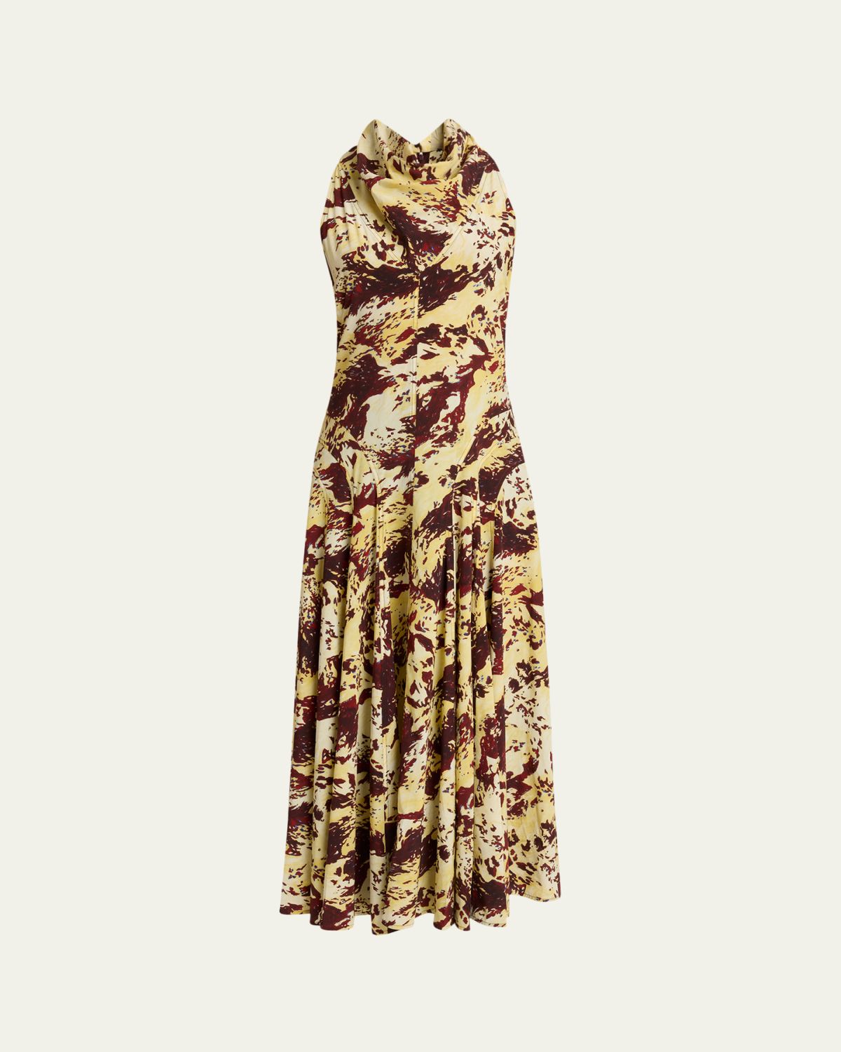 Proenza Schouler Adelide Printed Silk-Blend Dress