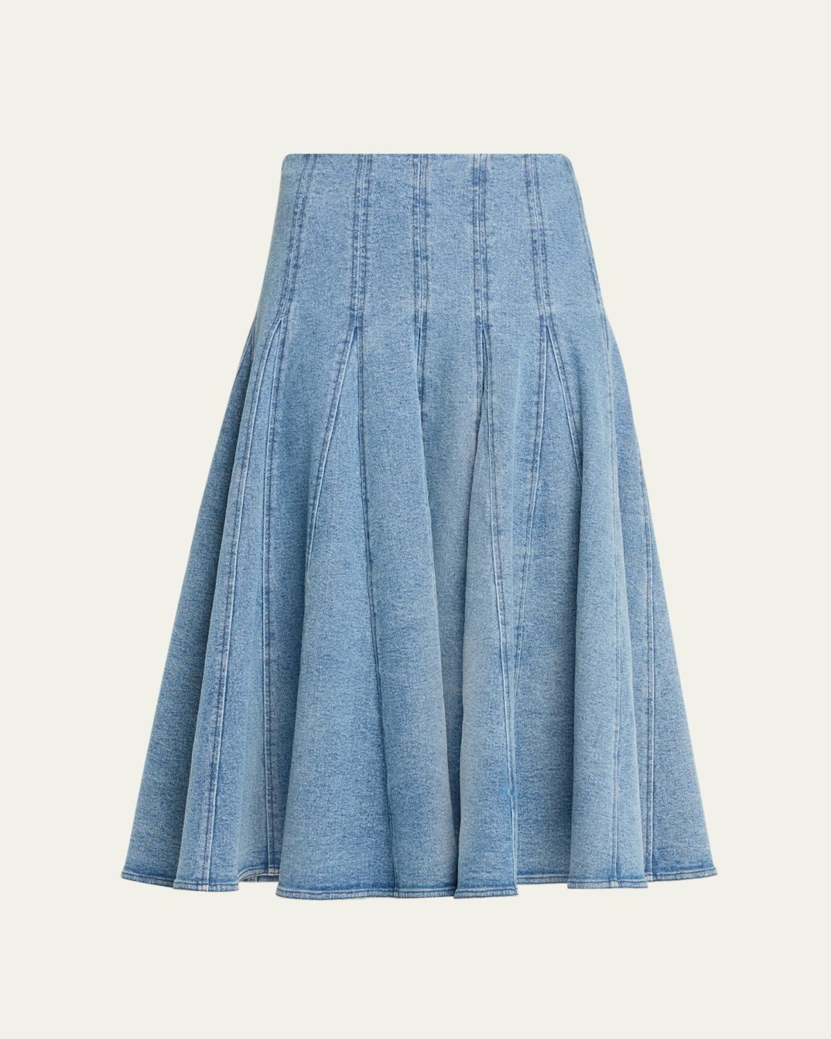 SIMKHAI Taylan Denim Midi Skirt