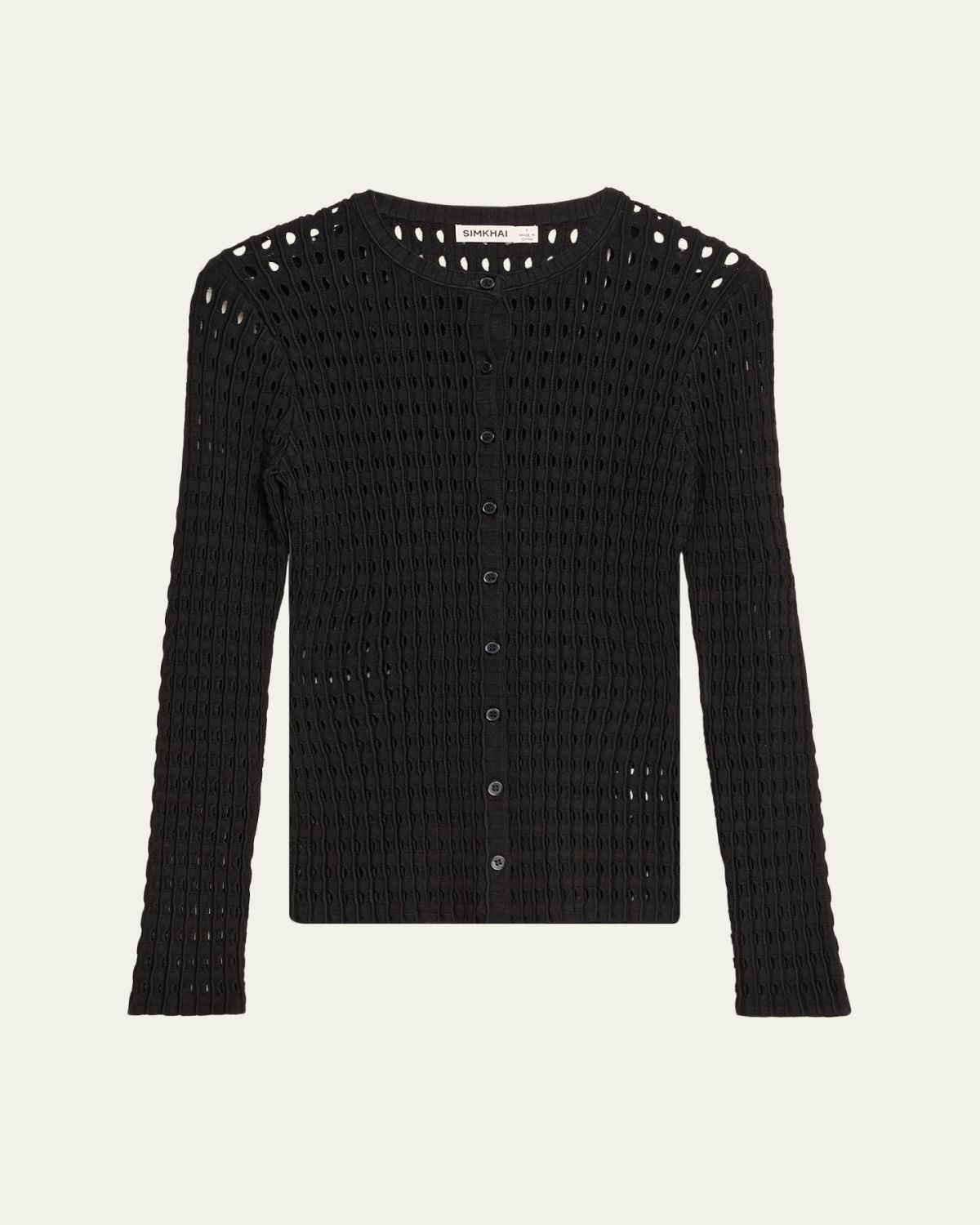 SIMKHAI Mabel Openwork Cardigan