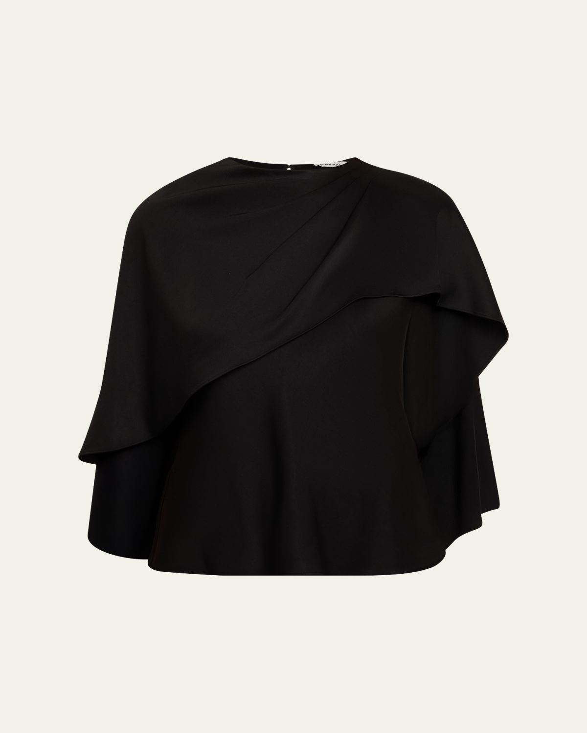 SIMKHAI Eliora Satin Cape Top
