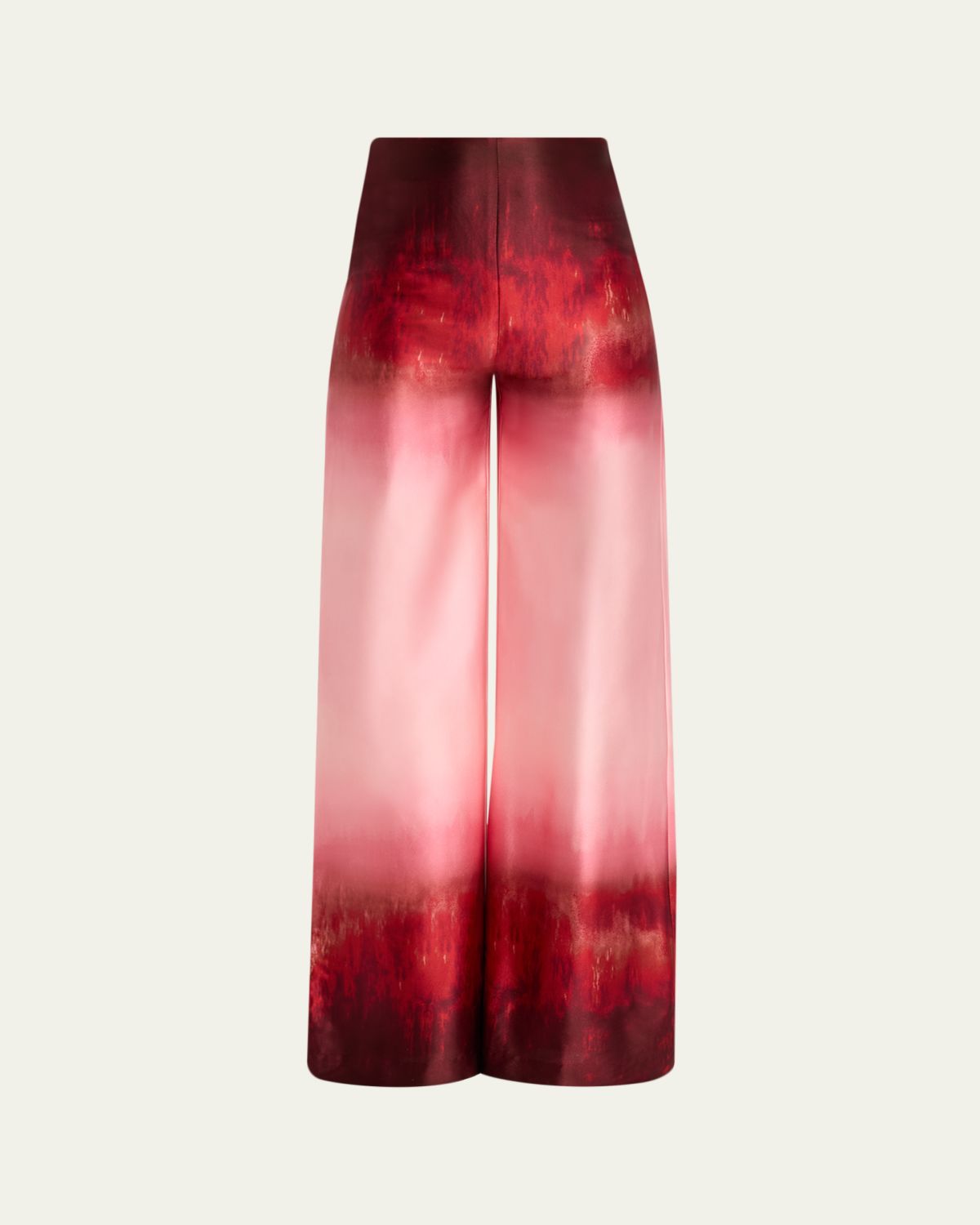 Silvia Tcherassi Andie Degrade Silk Wide-Leg Pants