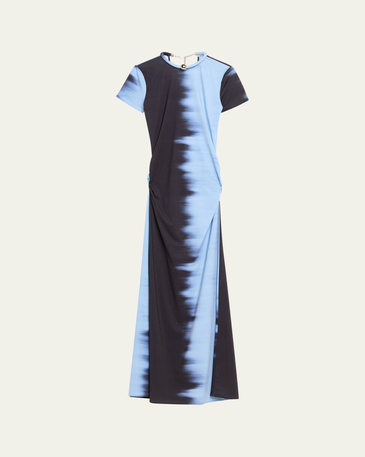 Silvia Tcherassi Yara Tie-Dye Short-Sleeve Maxi Dress