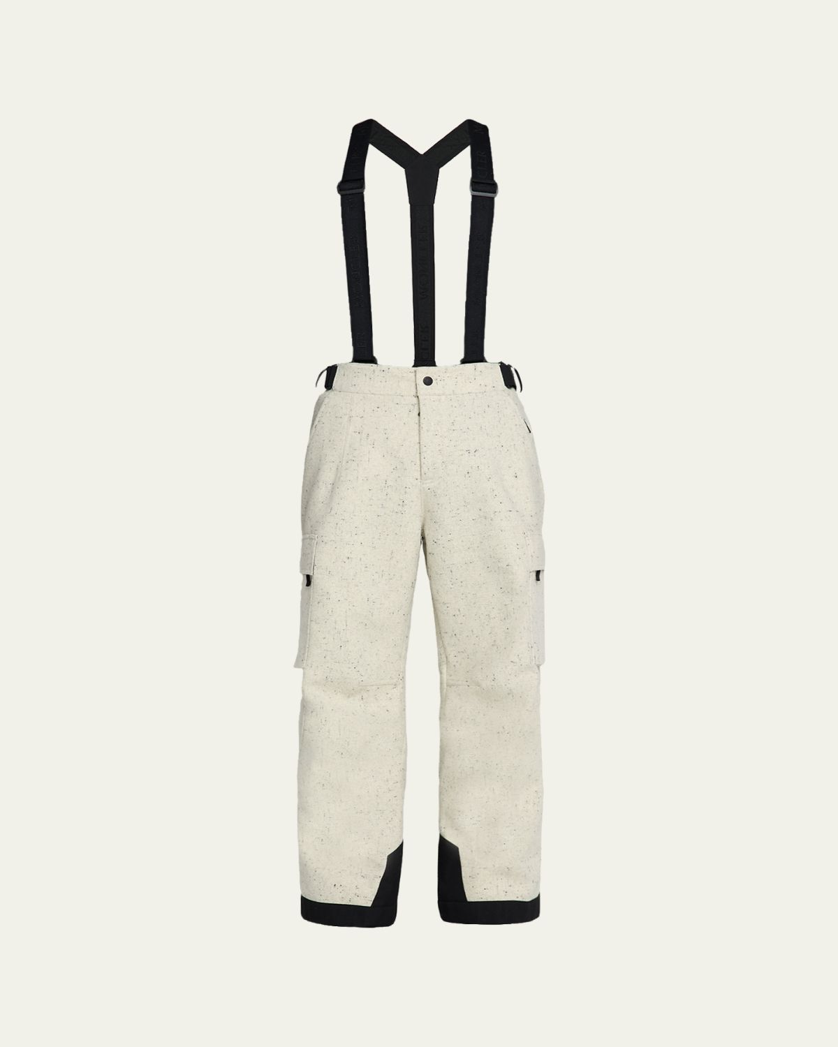 Moncler Technical Wool Padded Ski Bib