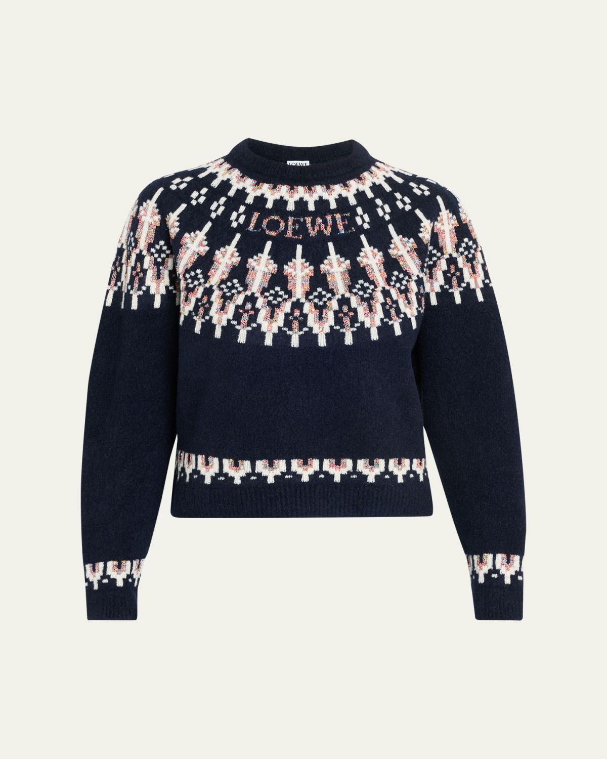 Loewe Wool-Blend Fair Isle Sweater