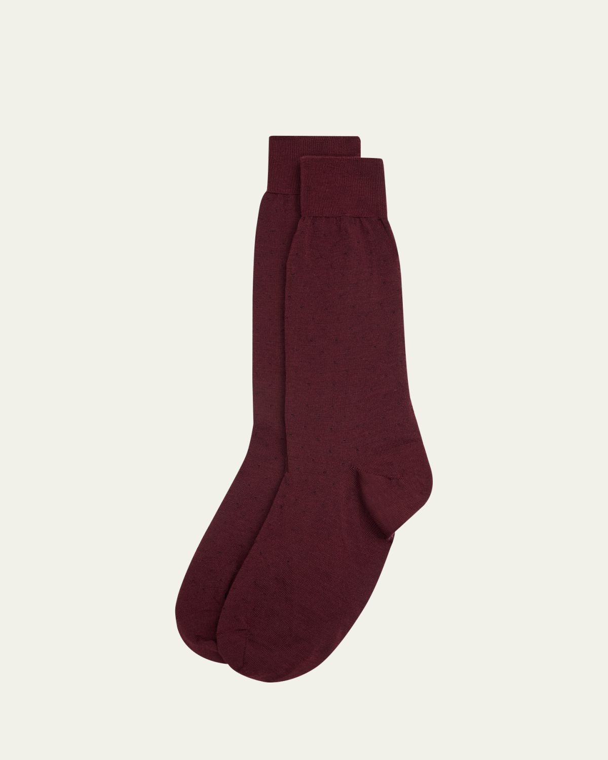 Bresciani en's Cotton Pindot id-Calf Socks
