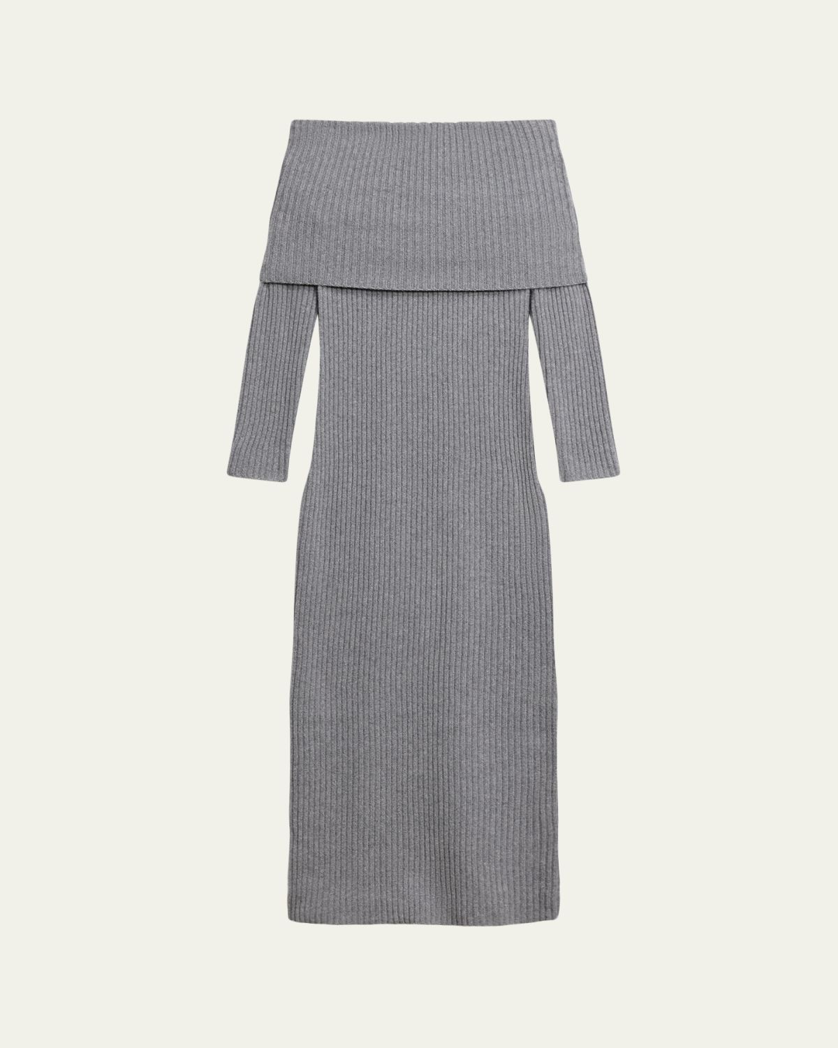 Theory Off-The-Shoulder Wool-Cashmere Sweater Dress | Thumbnail 6 Theory Off-The-Shoulder Wool-Cashmere Sweater Dress | Thumbnail 6
