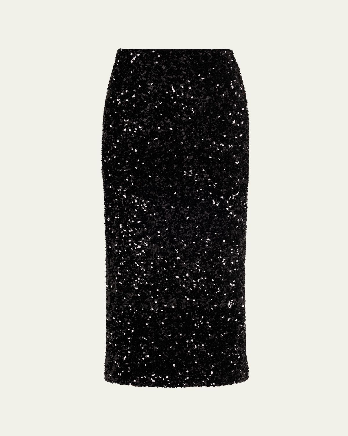 Vince Sequined Velvet Midi Skirt
