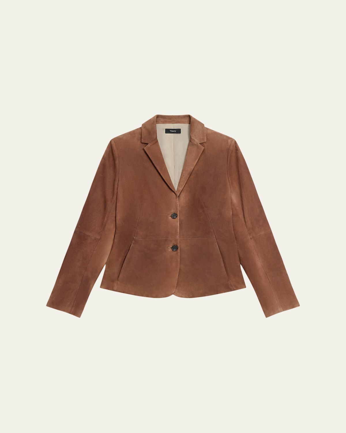 Theory Shaped Suede Blazer