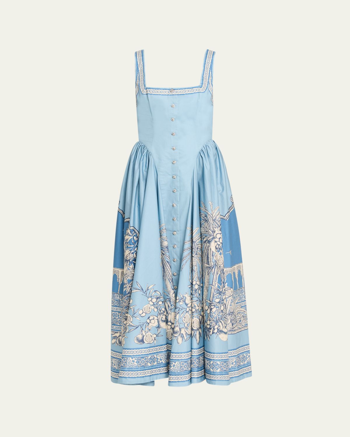 ALEMAIS Villa Romantica Midi Dress