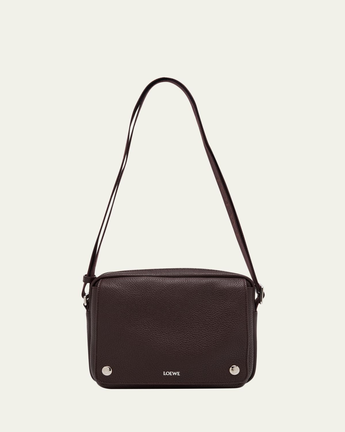 Loewe Men's Medium Pebble Grained Calfskin Messenger Bag