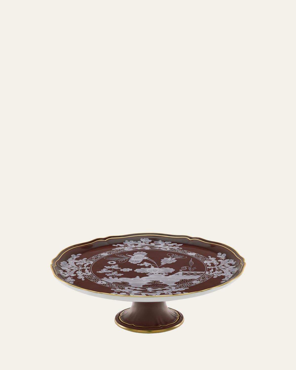 GINORI 1735 Oriente Italiano Castagna Cake Stand