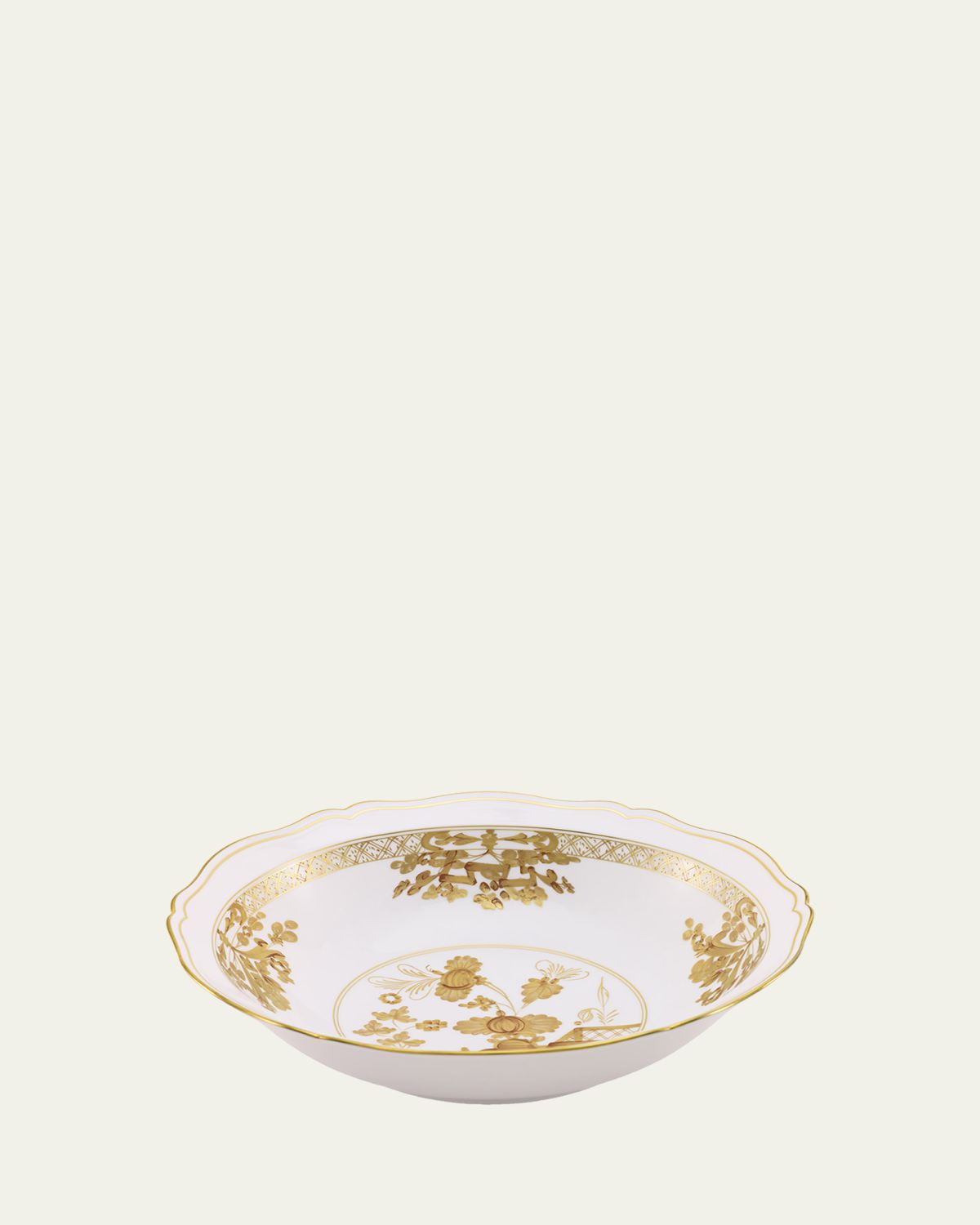 GINORI 1735 Oriente Italiano Aurum Deep Round Serving Bowl