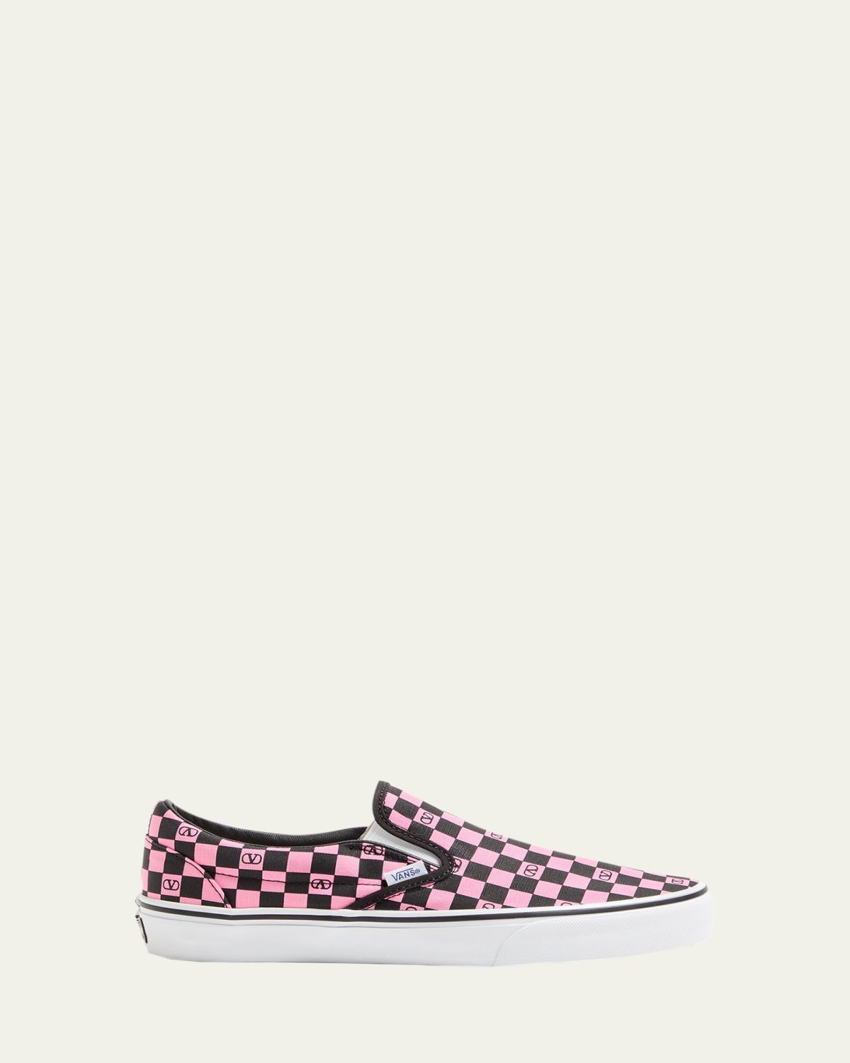 Valentino Garavani x Vans Men's VLogo Checkerboard Classic Slip-On Sneakers