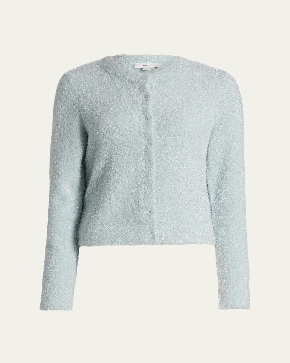 Vince Metallic Knit Cardigan