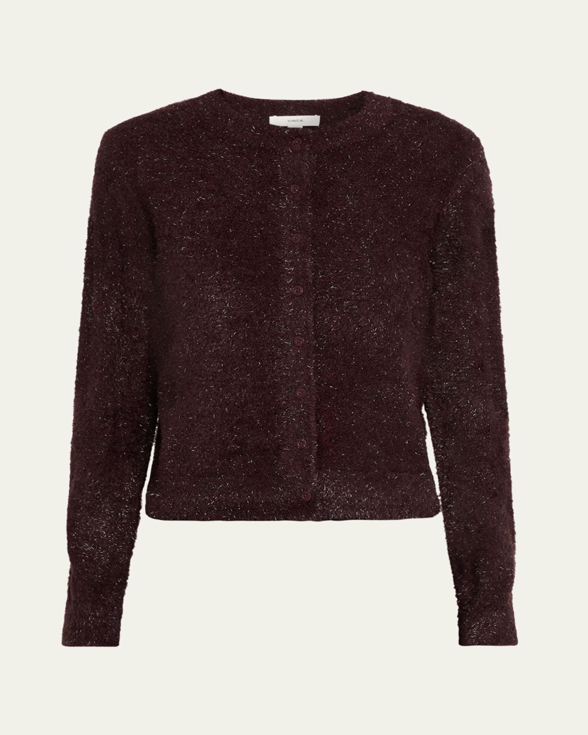 Vince Metallic Knit Cardigan