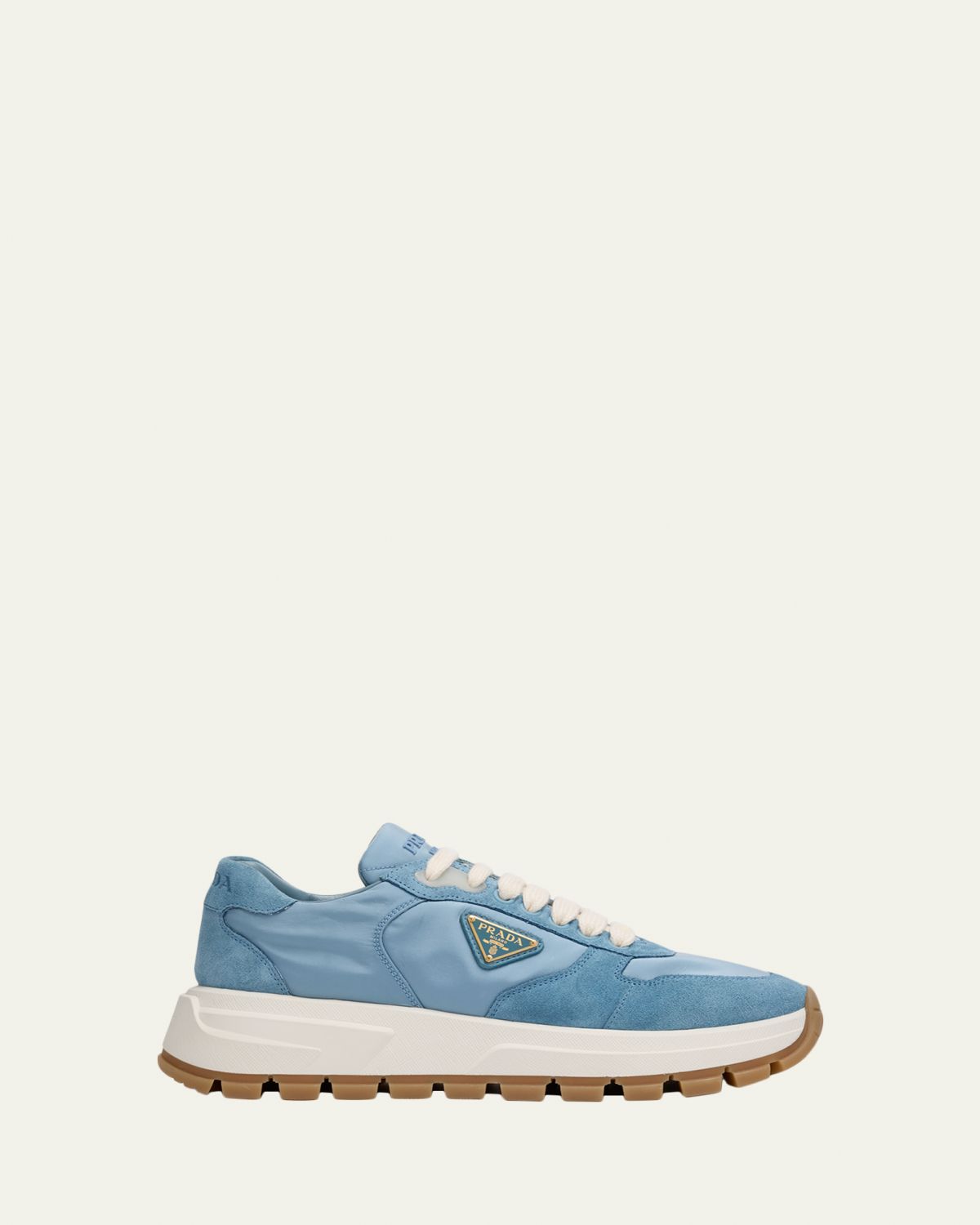 Prada Prax Suede Logo Runner Sneakers