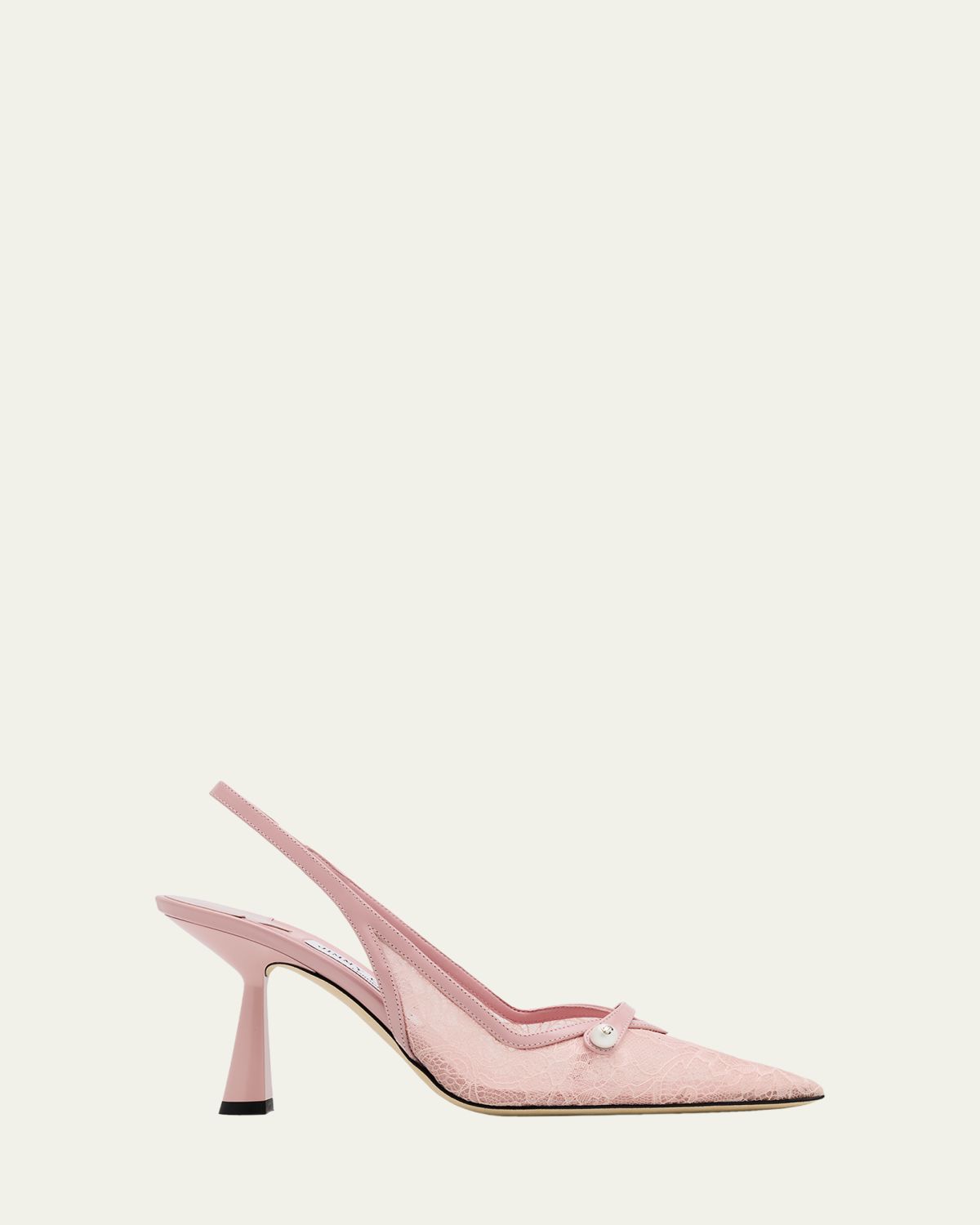 Jimmy Choo Amita 85 Lace Slingback Pumps