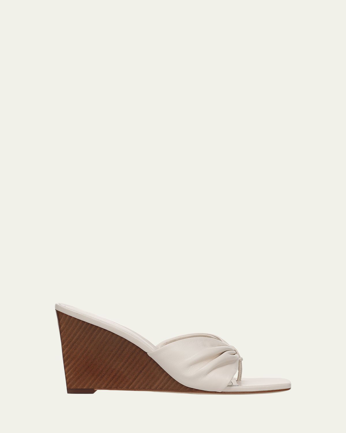 Veronica Beard 85mm Tullia Leather Wedge Sandals | Thumbnail 3 Veronica Beard 85mm Tullia Leather Wedge Sandals | Thumbnail 3